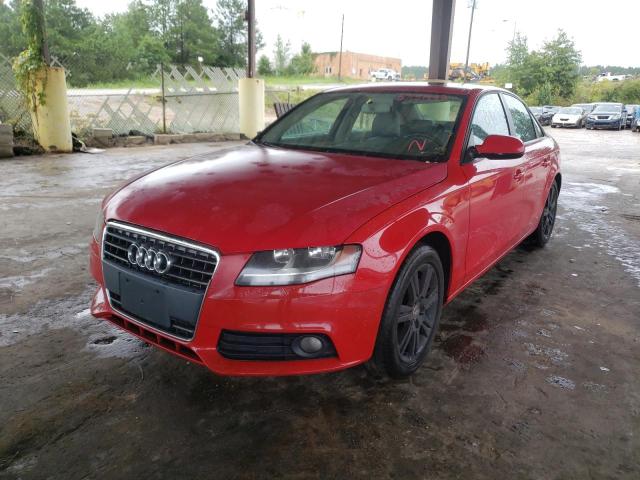 WAUBFAFL9AN030646 - 2010 AUDI A4 PREMIUM RED photo 2