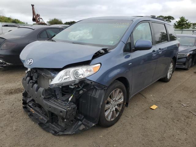 5TDJZ3DC2HS174032 - 2017 TOYOTA SIENNA LE GRAY photo 2