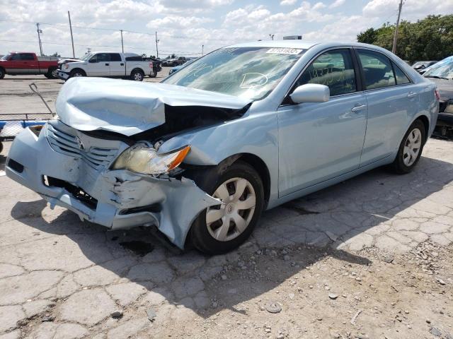 4T1BE46K57U520378 - 2007 TOYOTA CAMRY CE BLUE photo 2