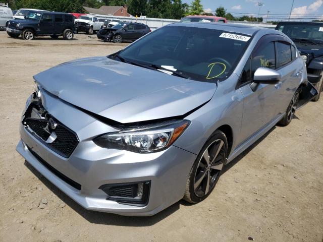 4S3GKAL62J3602140 - 2018 SUBARU IMPREZA SP SILVER photo 2