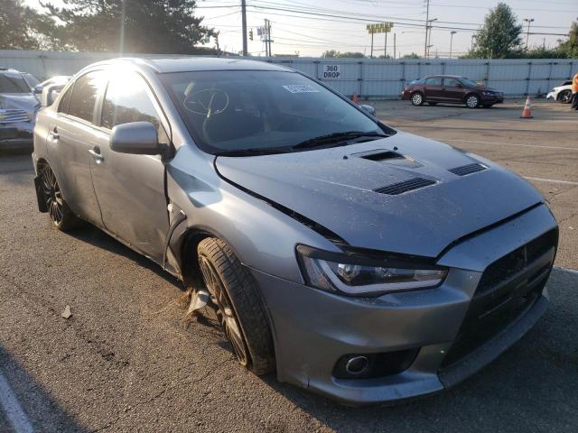 JA32W8FV9EU005639 - 2014 MITSUBISHI LANCER EVO SILVER photo 1