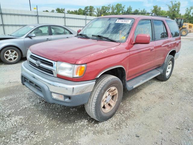 JT3HN86R2X0222143 - 1999 TOYOTA 4RUNNER SR RED photo 2