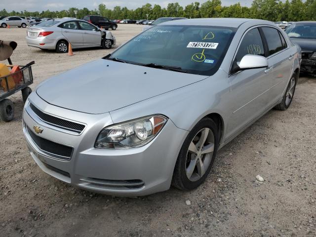 1G1ZC5EU0BF357629 - 2011 CHEVROLET MALIBU 1LT ვერცხლისფერი ფოტო 2