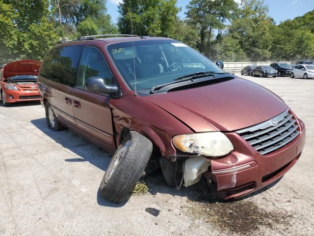 2A8GP64L27R108923 - 2007 CHRYSLER TOWN & COU BURGUNDY photo 1