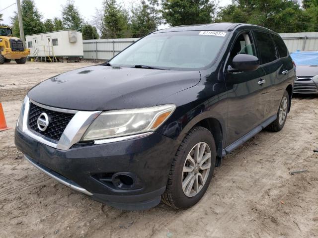 5N1AR2MN3DC684859 - 2013 NISSAN PATHFINDER BLACK photo 2