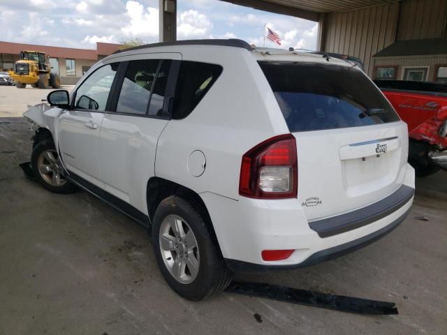 1C4NJCBA1ED777118 - 2014 JEEP COMPASS SP WHITE photo 3