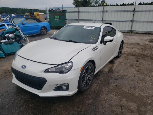 JF1ZCAC10D1604145 - 2013 SUBARU BRZ 2.0 LI WHITE photo 2