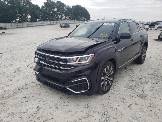 1V2CE2CAXMC229545 - 2021 VOLKSWAGEN ATLAS CROS შავი ფოტო 2