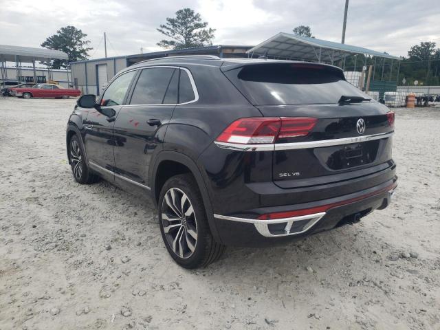1V2CE2CAXMC229545 - 2021 VOLKSWAGEN ATLAS CROS შავი ფოტო 3