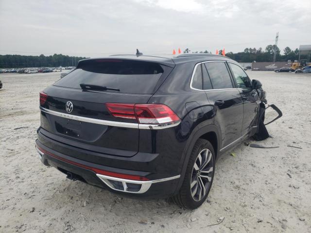 1V2CE2CAXMC229545 - 2021 VOLKSWAGEN ATLAS CROS შავი ფოტო 4