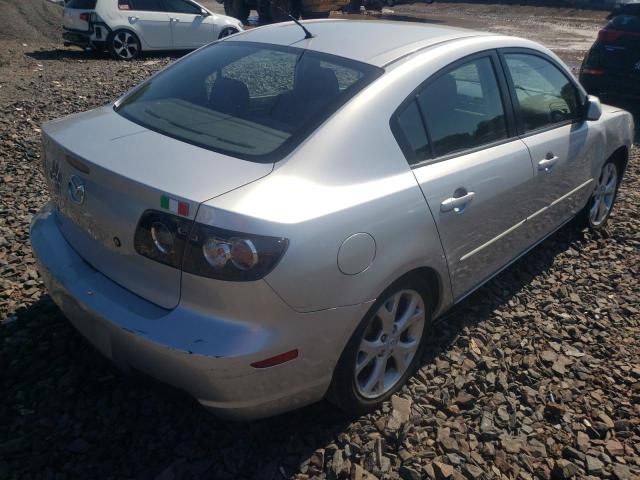 JM1BK32G891214790 - 2009 MAZDA 3 I SILVER photo 4