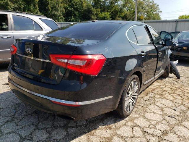 KNALN4D76E5136508 - 2014 KIA CADENZA PR BLACK photo 4