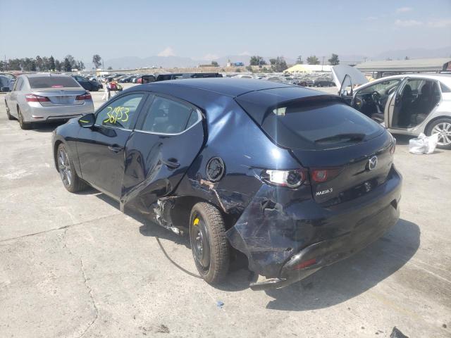 JM1BPAKL7M1321812 - 2021 MAZDA 3 SELECT BLUE photo 3