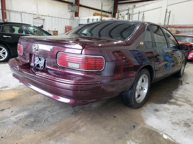 1G1BL52P1TR138484 - 1996 CHEVROLET CAPRICE / MAROON photo 4