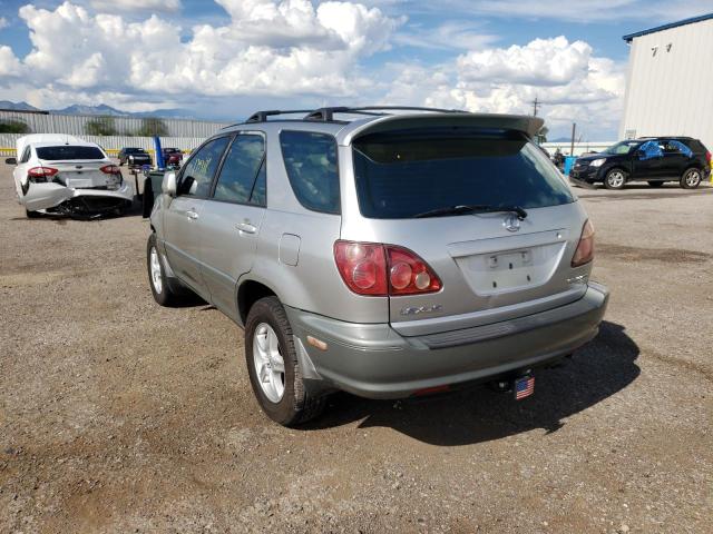 JT6HF10U3Y0116838 - 2000 LEXUS RX 300 SILVER photo 3