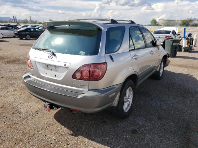 JT6HF10U3Y0116838 - 2000 LEXUS RX 300 SILVER photo 4