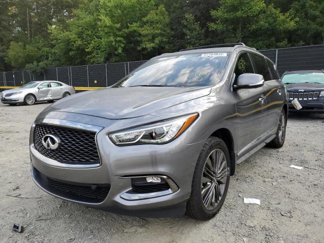 5N1DL0MM1KC508545 - 2019 INFINITI QX60 LUXE GRAY photo 2