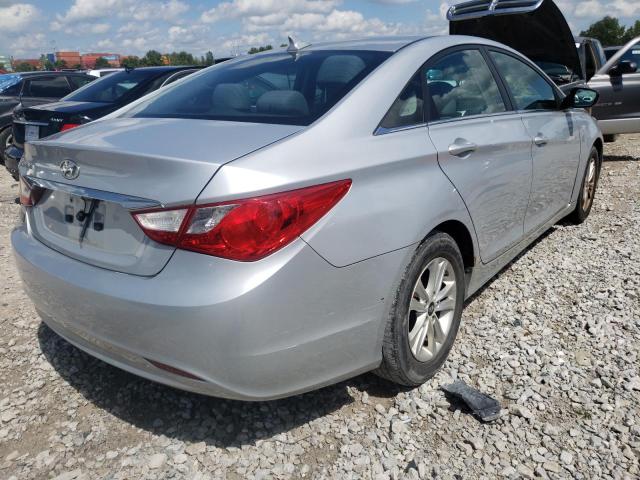 5NPEB4AC8BH003394 - 2011 HYUNDAI SONATA GLS GRAY photo 4