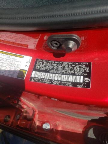 JTDKARFP0J3103773 - 2018 TOYOTA PRIUS PRIM 红色 照片 10