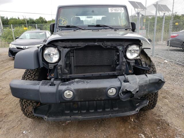1C4AJWAG0HL641272 - 2017 JEEP WRANGLER S CHARCOAL photo 9