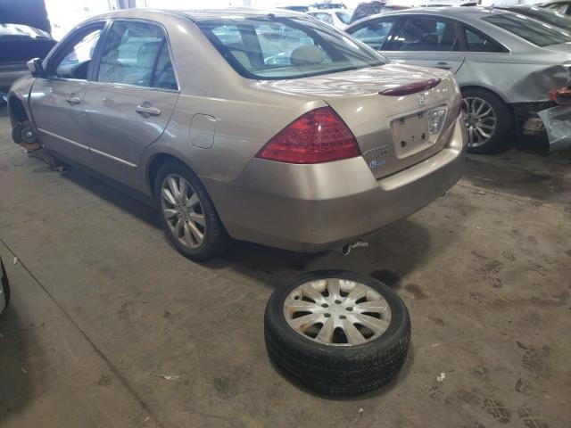 1HGCM66316A017450 - 2006 HONDA ACCORD LX BEIGE photo 3