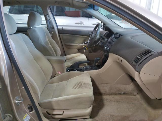 1HGCM66316A017450 - 2006 HONDA ACCORD LX BEIGE photo 5