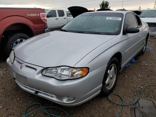 2G1WW12E349306766 - 2004 CHEVROLET MONTE CARL ვერცხლისფერი ფოტო 2