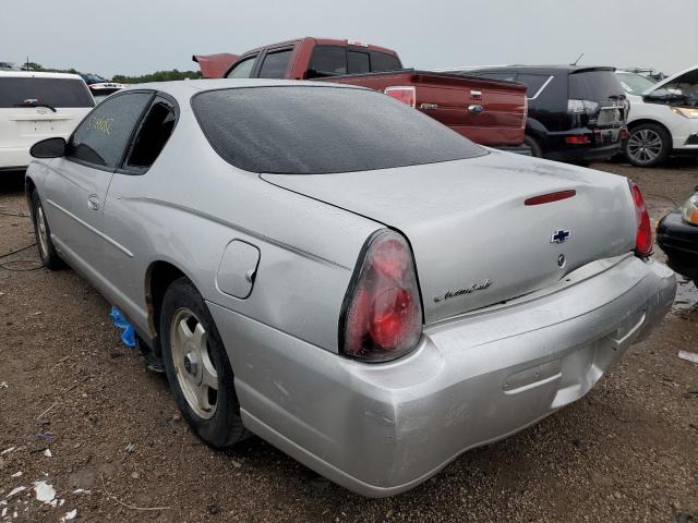 2G1WW12E349306766 - 2004 CHEVROLET MONTE CARL ვერცხლისფერი ფოტო 3