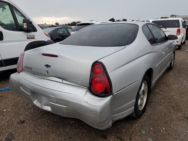 2G1WW12E349306766 - 2004 CHEVROLET MONTE CARL ვერცხლისფერი ფოტო 4