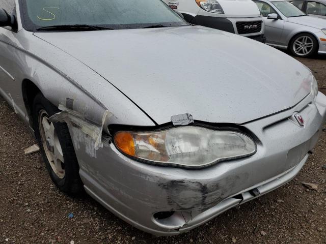 2G1WW12E349306766 - 2004 CHEVROLET MONTE CARL ვერცხლისფერი ფოტო 9