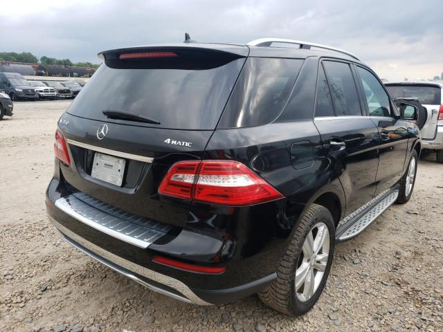 4JGDA5HB0CA033706 - 2012 MERCEDES-BENZ ML 350 4MA BLACK photo 4