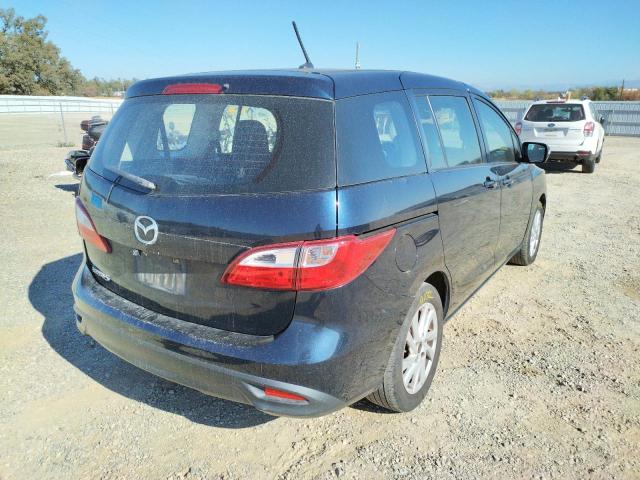 JM1CW2BL4E0176698 - 2014 MAZDA 5 SPORT BLUE photo 4