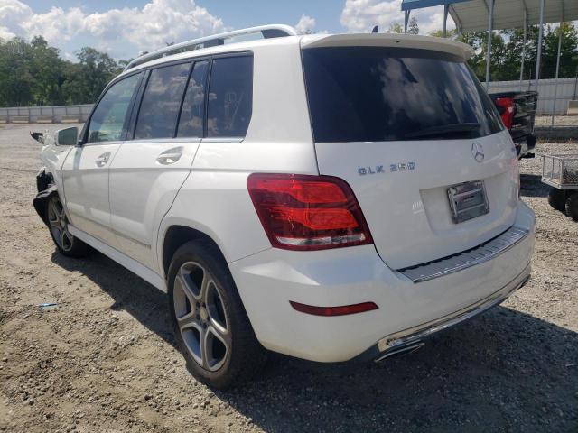 WDCGG0EB0DG143963 - 2013 MERCEDES-BENZ GLK 250 BL WHITE photo 3