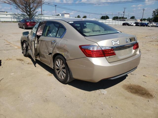 1HGCR2F86DA068106 - 2013 HONDA ACCORD EXL TAN photo 3