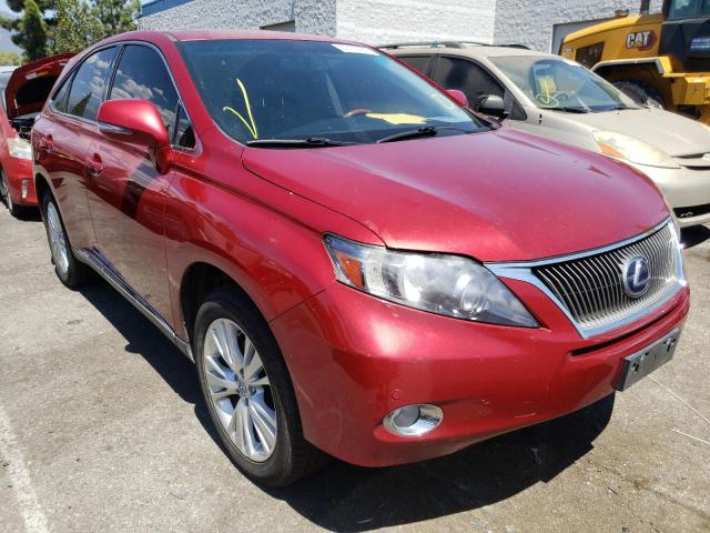 JTJZB1BA8C2407728 - 2012 LEXUS RX 450 RED photo 1