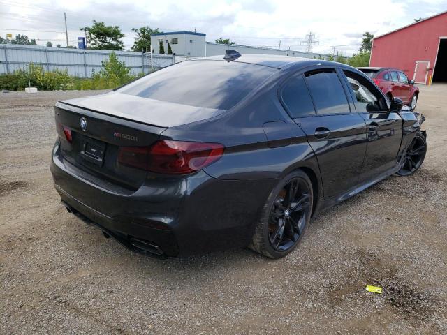 WBAJB9C58KB288347 - 2019 BMW M550XI BLACK photo 4