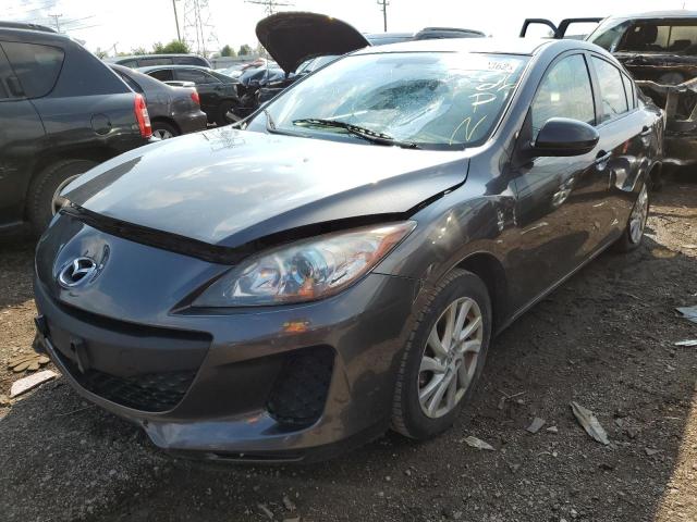 JM1BL1V72C1648322 - 2012 MAZDA 3 I CHARCOAL photo 2