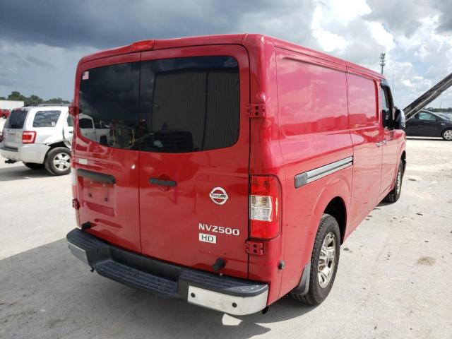 1N6BF0KY5CN112839 - 2012 NISSAN NV 1500 RED photo 4