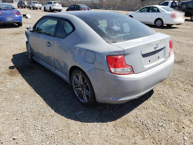 JTKJF5C76B3003309 - 2011 TOYOTA SCION TC Сірий фото 3