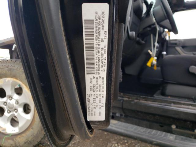 1C4AJWAG7DL703387 - 2013 JEEP WRANGLER S BLACK photo 10