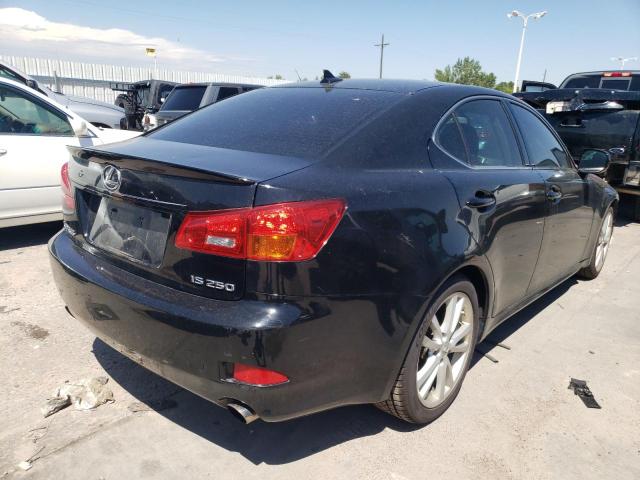 JTHBK262575030209 - 2007 LEXUS IS 250 BLACK photo 4