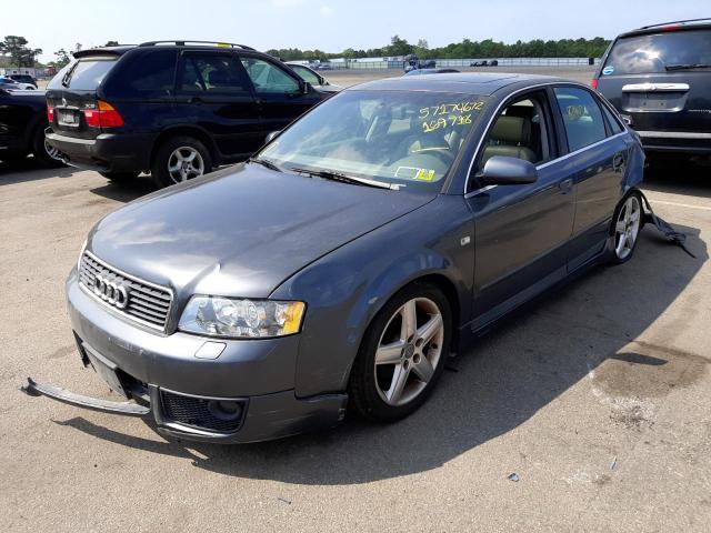 WAULT68E43A169778 - 2003 AUDI A4 QUATTRO GRAY photo 2