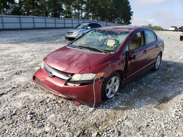 2HGFA169X8H509413 - 2008 HONDA CIVIC EXL Bordo foto 2