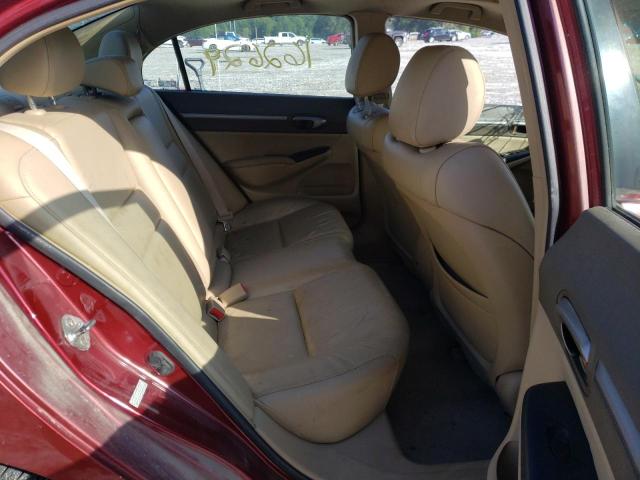 2HGFA169X8H509413 - 2008 HONDA CIVIC EXL Bordo foto 6