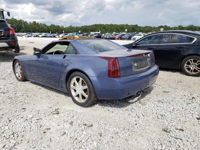 1G6YV34A855600657 - 2005 CADILLAC XLR BLUE photo 3