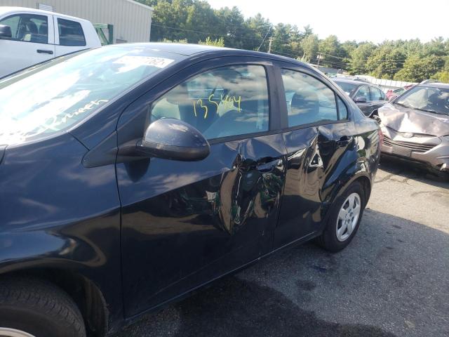 1G1JA5SHXF4135904 - 2015 CHEVROLET SONIC LS BLACK photo 10