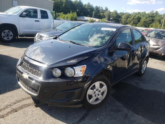 1G1JA5SHXF4135904 - 2015 CHEVROLET SONIC LS BLACK photo 2