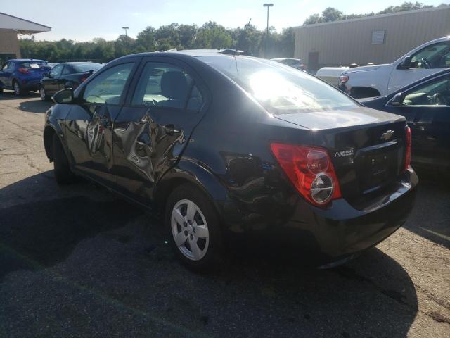 1G1JA5SHXF4135904 - 2015 CHEVROLET SONIC LS BLACK photo 3