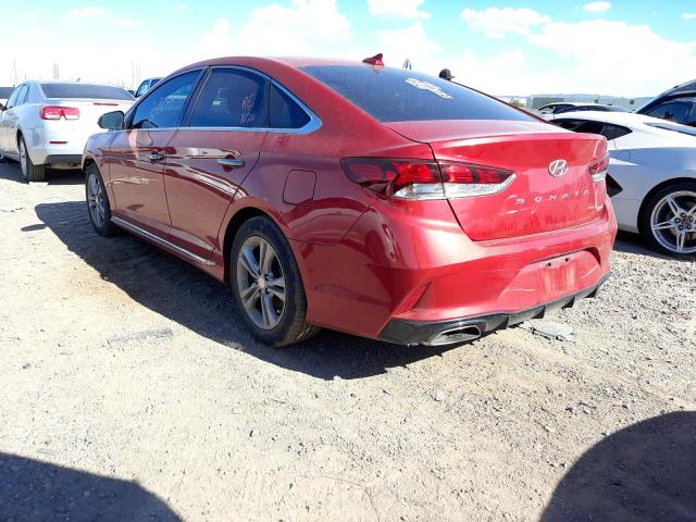 5NPE34AF9JH693288 - 2018 HYUNDAI SONATA SPO RED photo 3