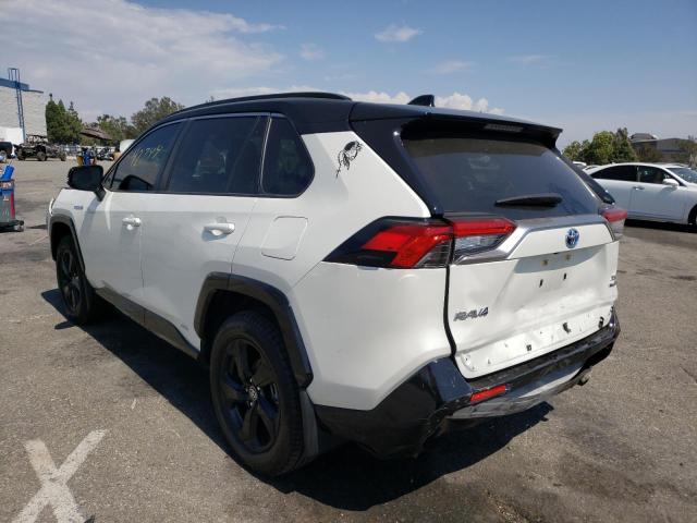 JTMEWRFVXLJ033758 - 2020 TOYOTA RAV4 XSE WHITE photo 3